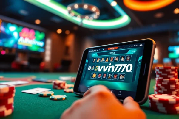 Engaging online betting interface on vin777.gb.net with casino games, promoting a secure gaming experience.