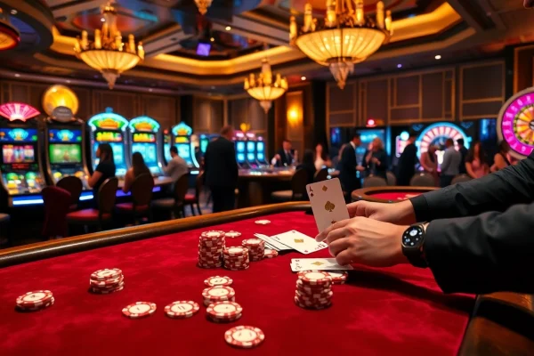 Experience the thrill of online gambling at rikvip.gb.net with vibrant casino tables and engaging gameplay.