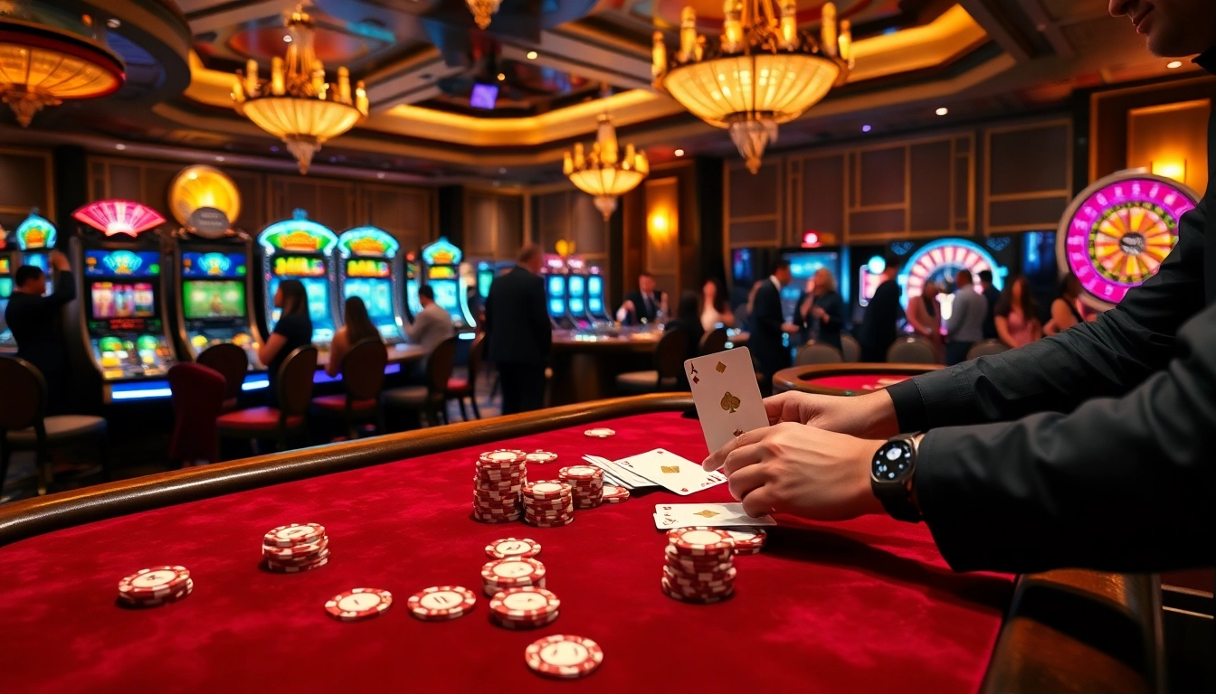 Experience the thrill of online gambling at rikvip.gb.net with vibrant casino tables and engaging gameplay.