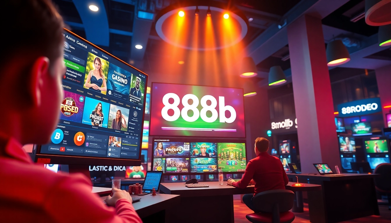 Engaging online gaming environment showcasing 888b.rodeo's vibrant digital betting experience.