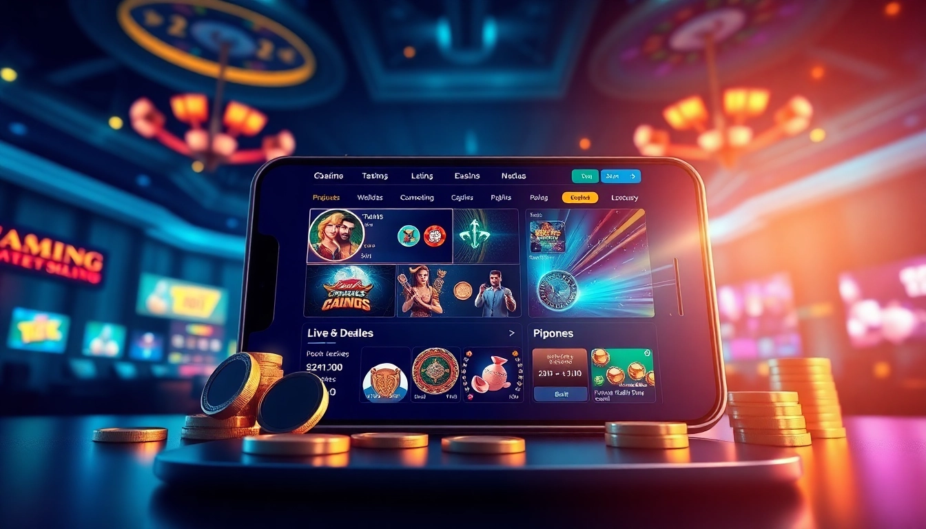 Experience thrilling online gaming at 123b.faith with a vibrant casino app interface.