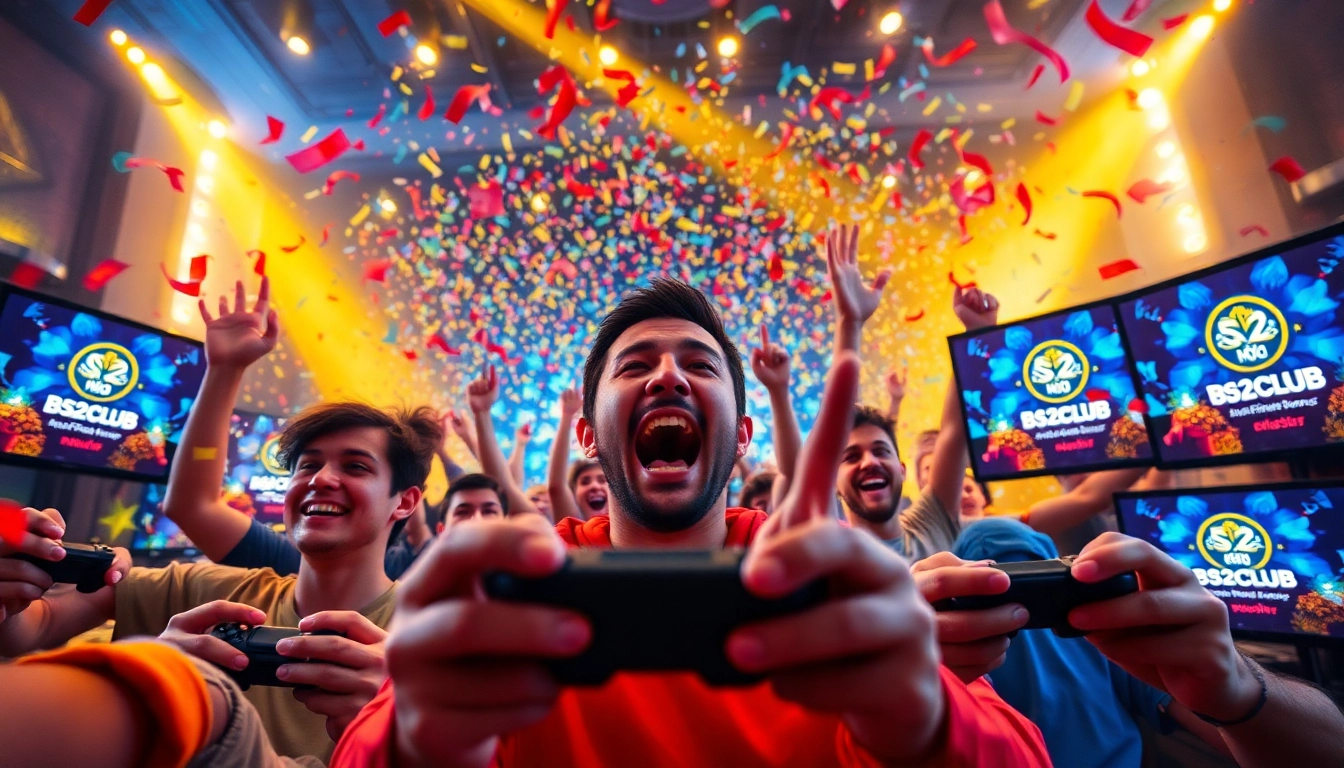 Exciting khuyến mãi b52club celebration with players and festive graphics.